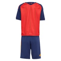 Španielsko Domáci Detský futbalový dres MS 2026 Krátky Rukáv (+ trenírky)